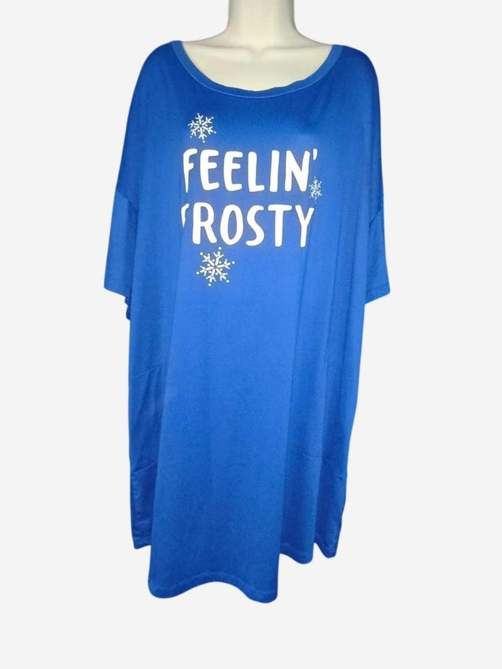 Secret Treasures Royal Blue "Feelin' Frosty" Sleep Tee
